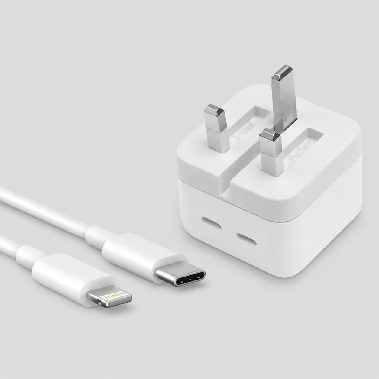 iPhone 50W Power Adapter USB-C+C Original